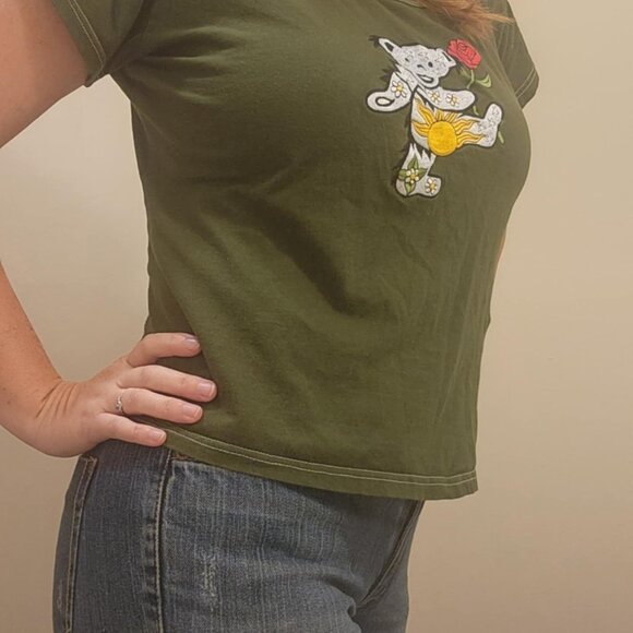 Rare Vintage Grateful Dead Embroidered Tee |Y2K Festival Shirt - Picture 8 of 9